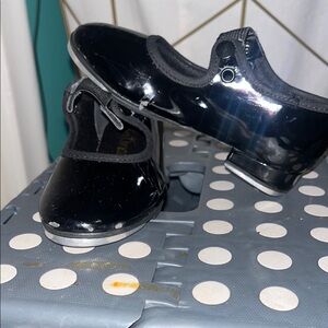 So Danca Black Patent Leather Dance Tap Shoes